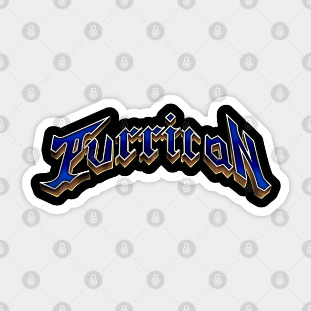 Turrican Sticker by Evarcha